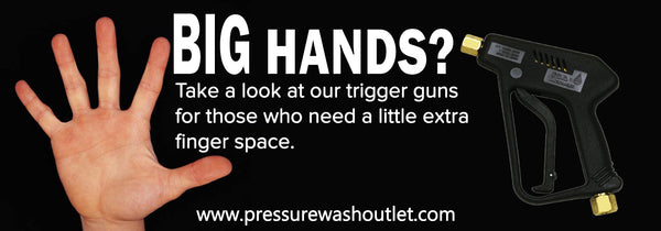 Big Hands Pressure Wash Trigger Guns